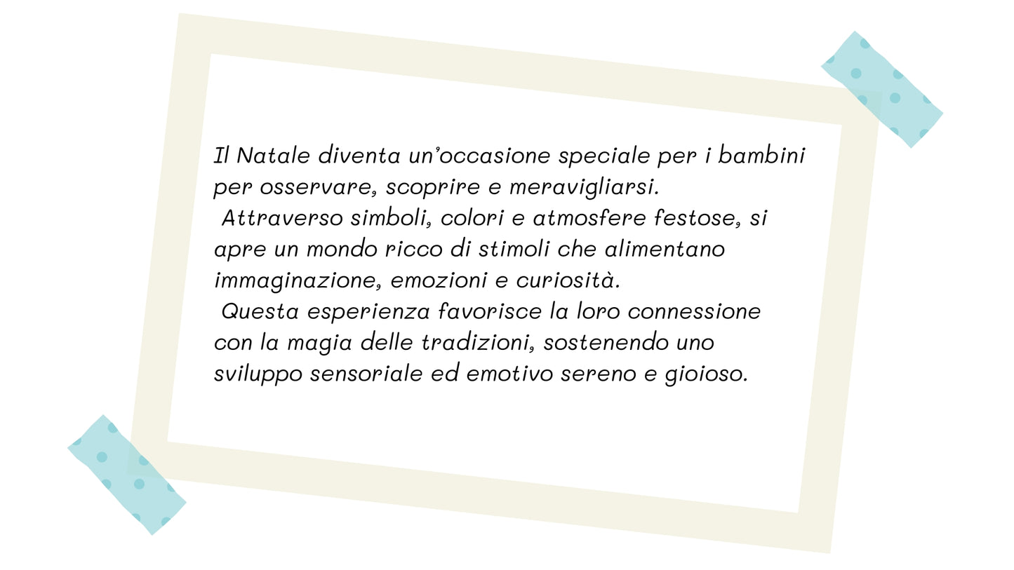 Testo educativo sul significato e sui valori del Natale per i bambini.