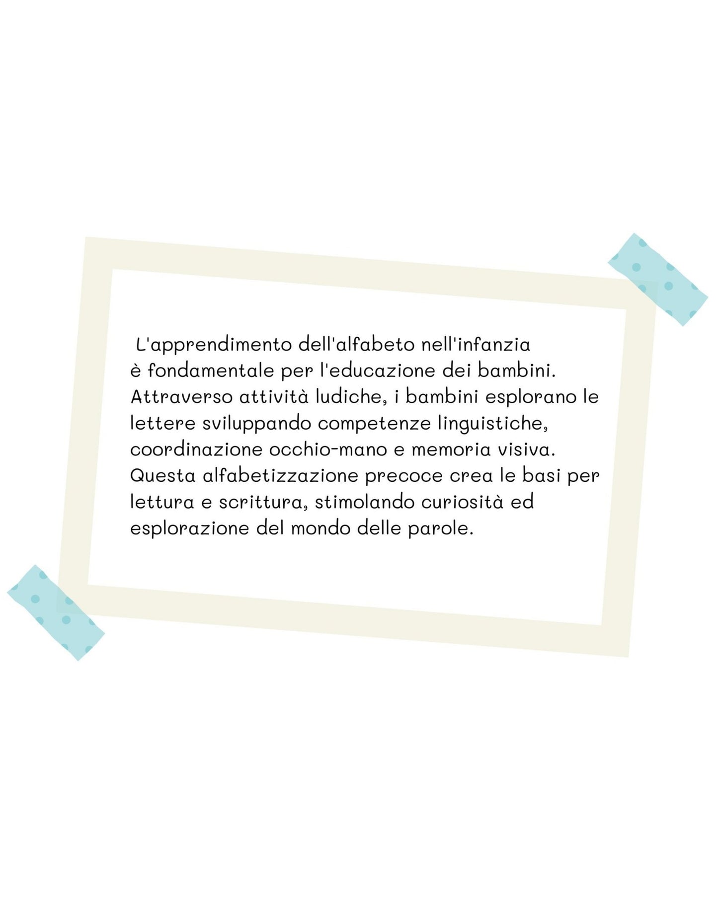 Testo educativo Lettoscrittura