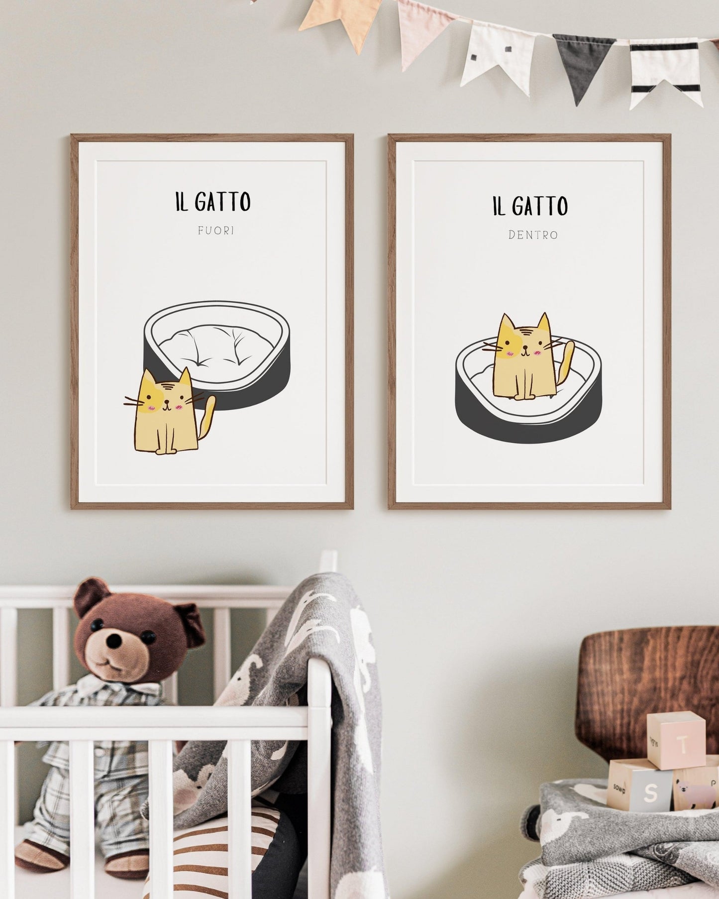 poster-per-bambini-gatto-fuori-dentro-camera