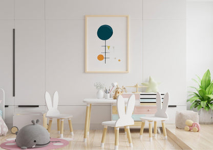 Poster per bambini Colori Circolari - PrintableChild