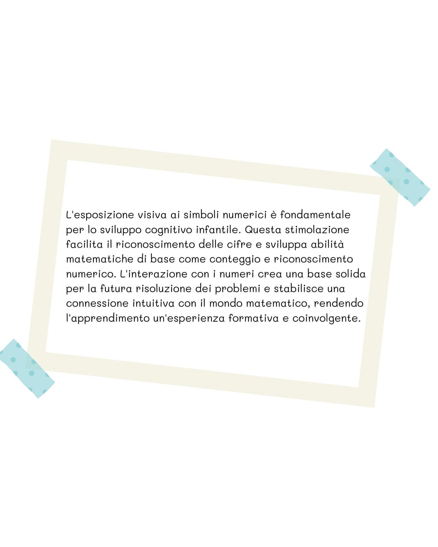 Poster  per bambini da stampare con  Numeri da 1 a 10 Verticale