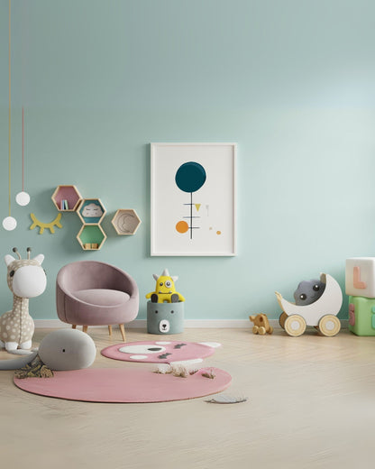 Poster per Bambini da Stampare – Colori Circolari (Stampa Digitale)