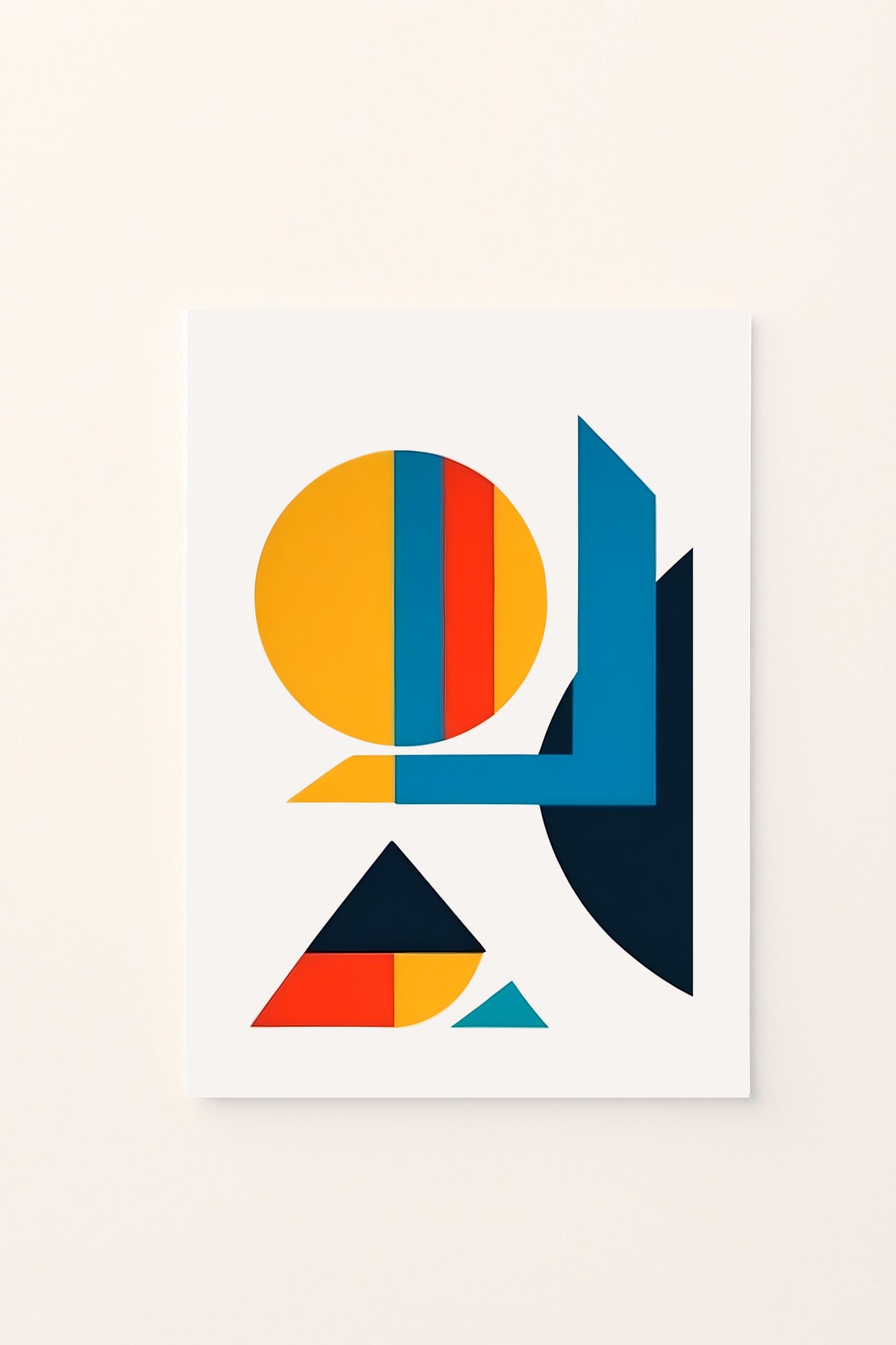 Poster decorativo per bambini con fantasia angolare su sfondo rosato, ideale per aggiungere un tocco moderno e creativo alla cameretta, stimolando la curiosità visiva e l’immaginazione.
