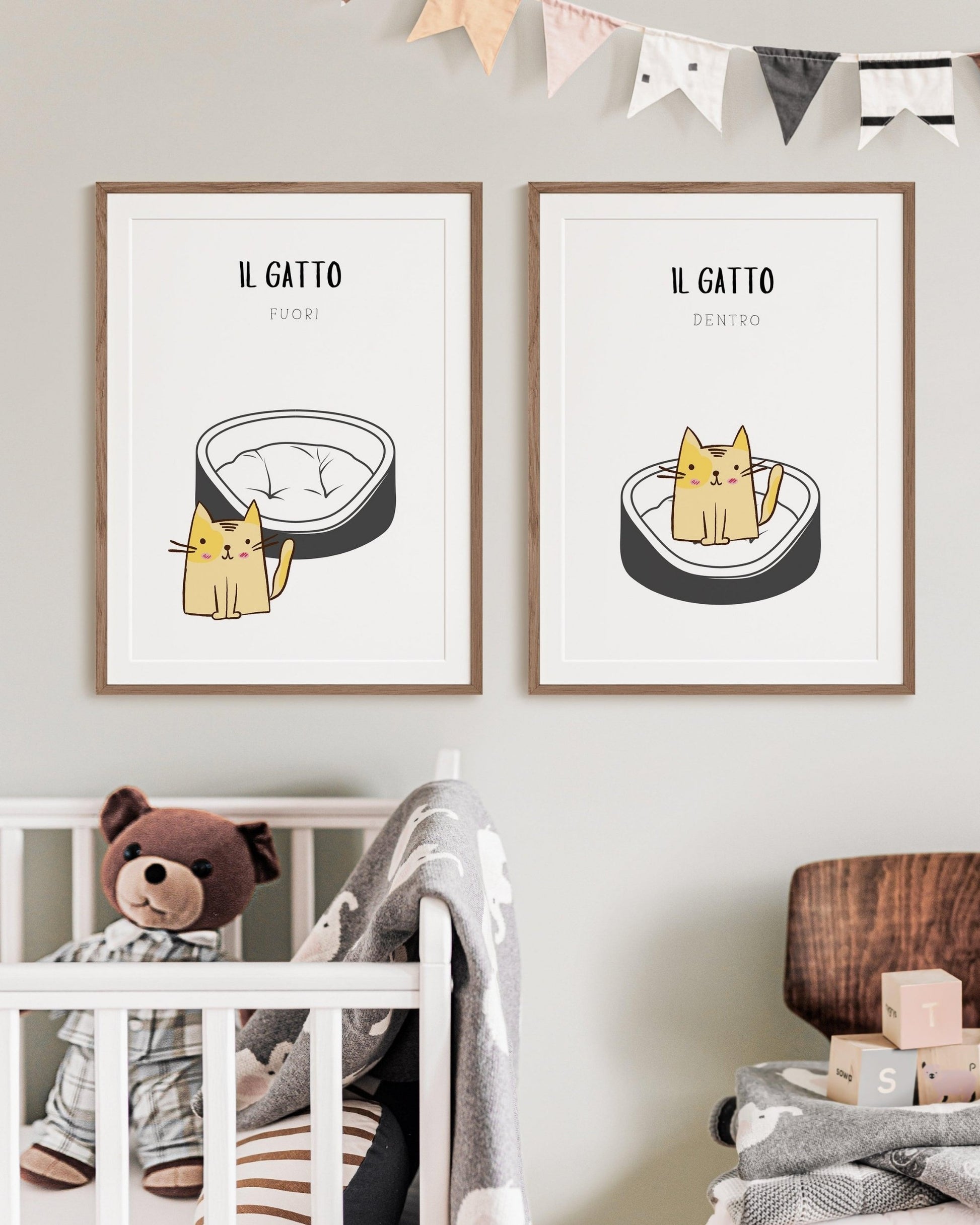poster-per-bambini-gatto-fuori-dentro-camera