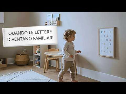 Poster per bambini da stampare con  Alfabeto  Colorato  (Stampa Digitale)