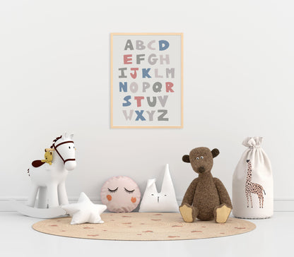 Poster per bambini da stampare Alfabeto Nordic - PrintableChild